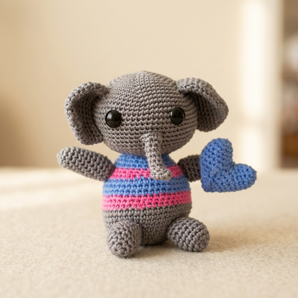 Elefantito amigurumi